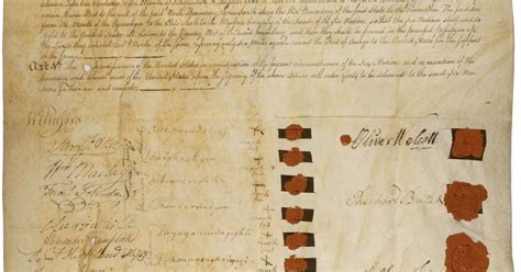 1784 Treaty Of Fort Stanwix To Go On View At The Smithsonians National