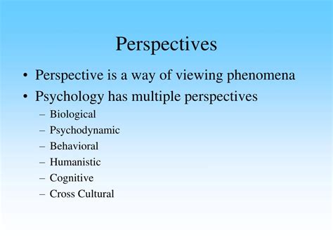 PPT - Contemporary Psychological Perspectives/ Approaches PowerPoint Presentation - ID:6183212