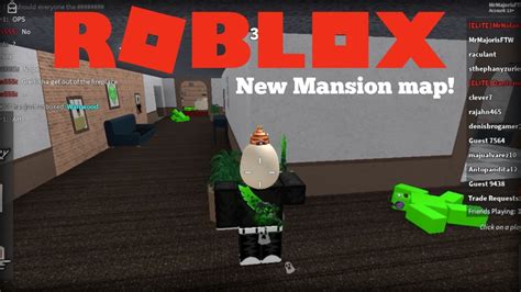 Roblox Murder Mystery 2 New Mansion Map Wraculant Gamer Youtube