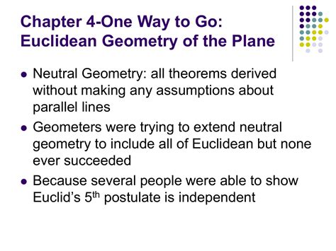 Chapter 4 One Way To Go Euclidean Geometry Of The Plane