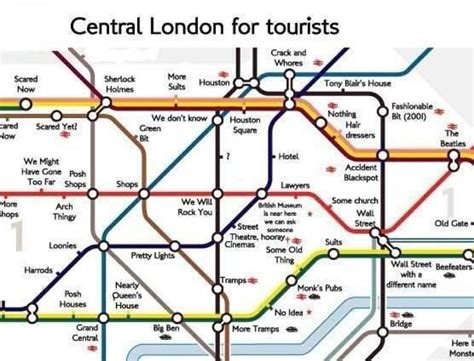 The Tube For Tourists London Tube Map London Underground Tube Map