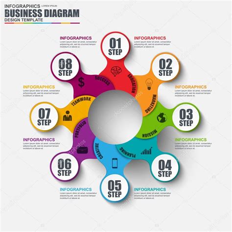 Infographic Cycle Diagram Vector Design Template Can Be Used For