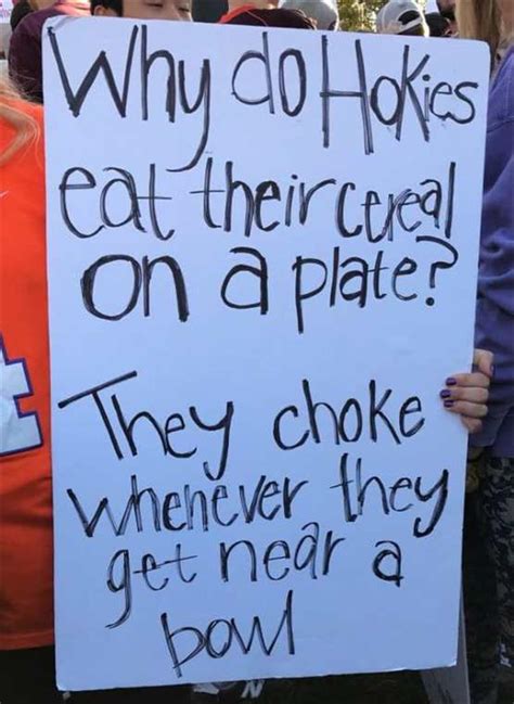 The Funniest College Football Signs Youll See All Day 25 Pics