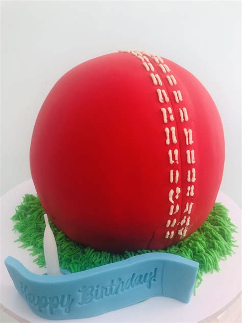 Cricket Ball The Cupcake Princess