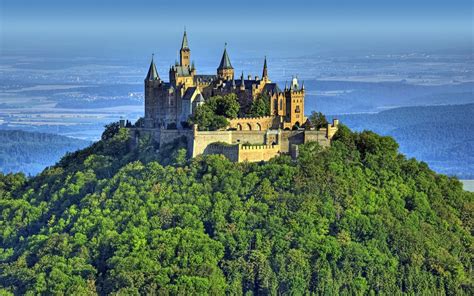 Hohenzollern Castle The Isolated Castle On The Top Of The Mountain
