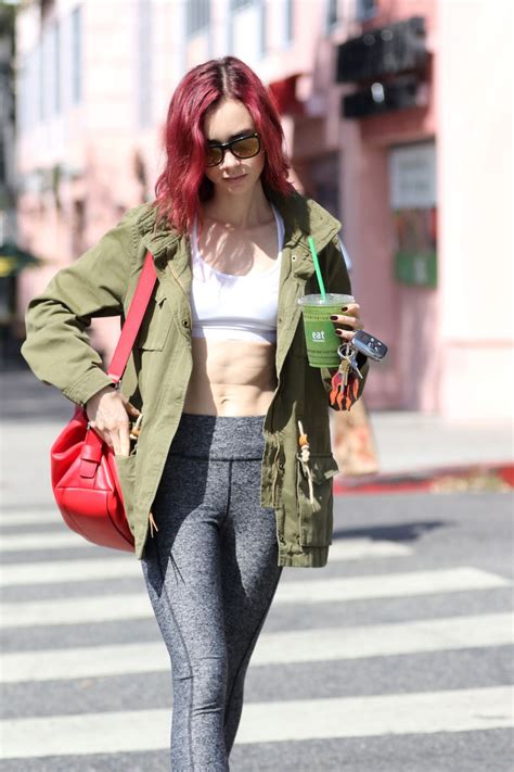 Isaiah 7:14 is a verse in the seventh chapter of the book of isaiah in which the prophet isaiah, addressing king ahaz of judah, promises the king that god will destroy his enemies; Lily Collins in Leggings - Leaving the Gym in West ...
