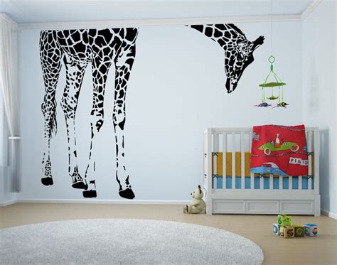 Extra Large Giraffe Wall Decal Baby Room Decal D00579 Etsy