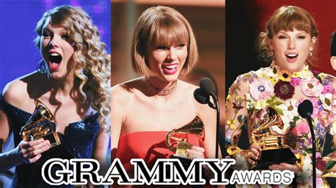 Taylor Swift Complete Grammys History 2008 2021 Youtube