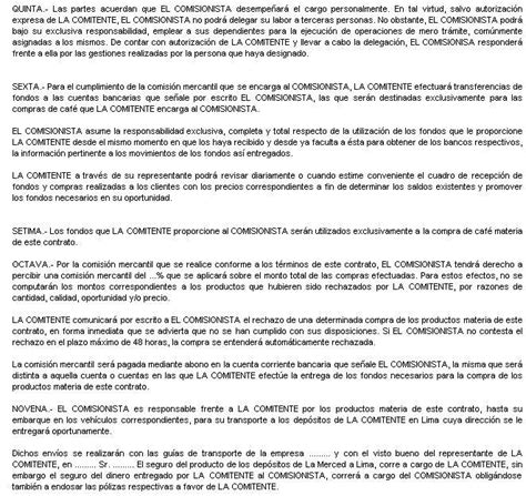 Formato De Contrato Comision Mercantil Mide