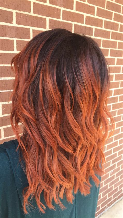 cool Потрясающие рыжие волосы 50 фото — Какие бывают оттенки red balayage hair orange