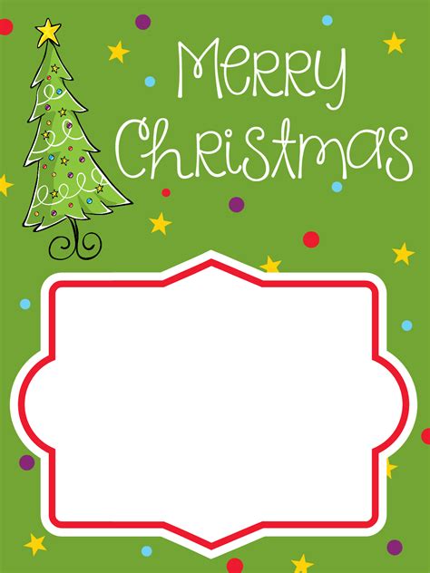 Free Printable Christmas Present Cards