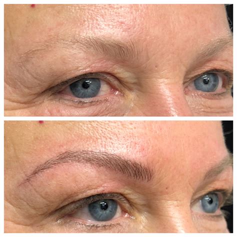 Minimalism Before And After Eyebrow Tinting Before And After