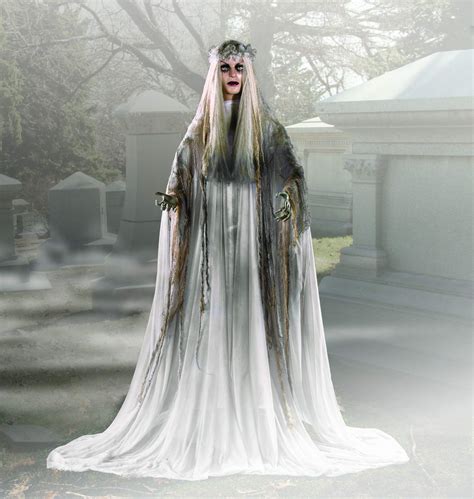 Buy Lifesize Haunting Bew Beauty Gruesome Standing Ghost Girl Bride