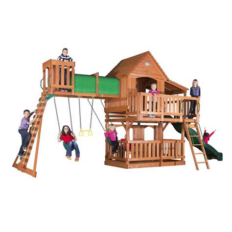 Shop for wooden swing sets in swing sets. Backyard Playground and Swing Sets Ideas: Backyard Play ...
