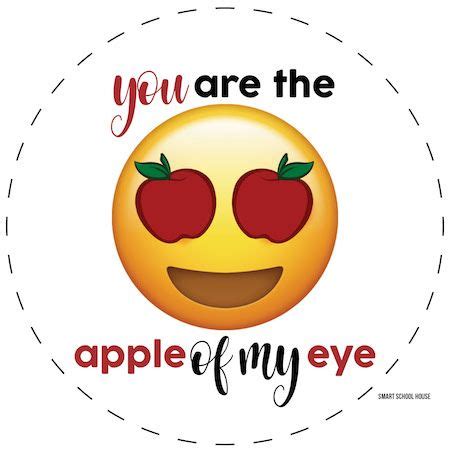 Much later, shakespeare used the phrase in a midsummer night's dream , 1600: Apple of My Eye Applesauce Valentine | Applesauce valentines, Valentines for kids, Disney ...