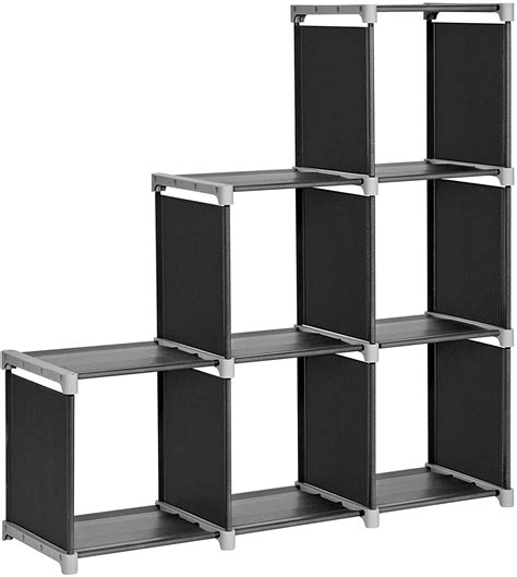 Kanstar 3 Tier Storage Cube Closet Organizer Shelf 6 Cube Cabinet