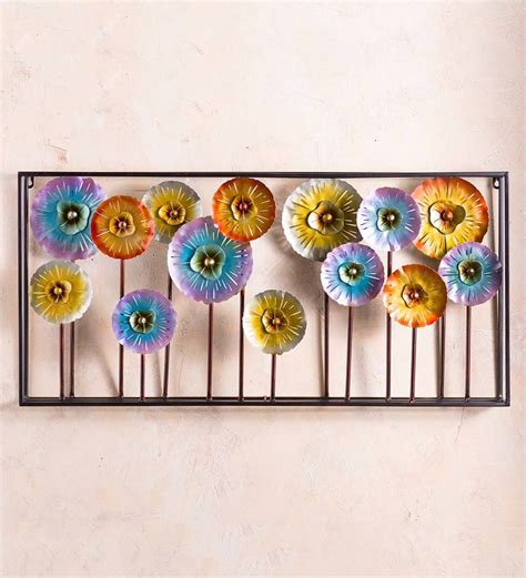 Cosmos Flower Metal Wall Art Makes A Huge Impact With Its Generous Size