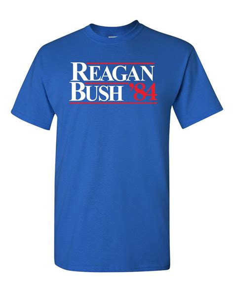 Reagan Bush Ronald Political Election Retro Republican Men S Tee