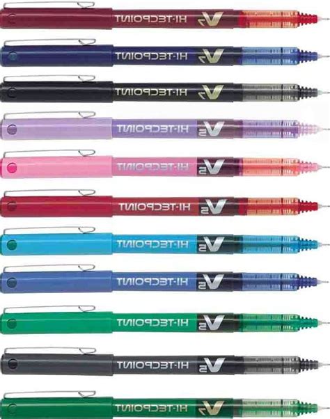 Pilot V5 10 Extra V5 Pink Pilot Pens And Light Blue Pens Pilot Pens