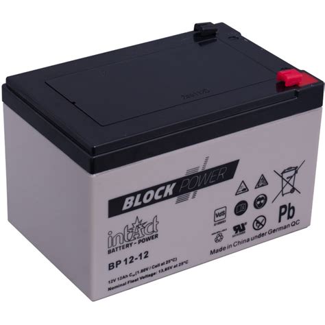Akumulator Intact Block Power 12v 12ah C20 Agm Top Start