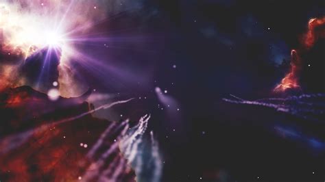 Cosmic Stars Shine Motion Video Background