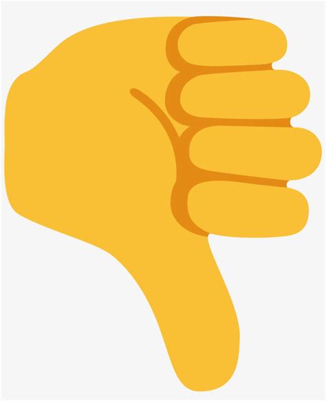 Open Thumbs Down Emoji Png Transparent PNG 2000x2000 Free