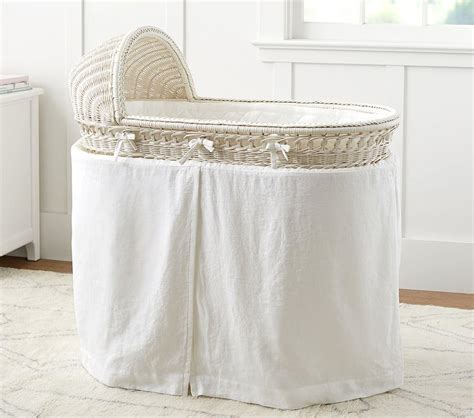 Shop wayfair for the best baby bassinet mattress. Bassinet & Mattress Pad Set - Simply White | Pottery Barn ...