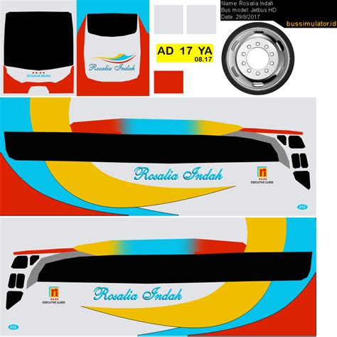Ternyata hal tersebut bisa dilakukan dengan menggunakan aplikasi yang bernama livery bussid. rosalia indah jetbus-hd