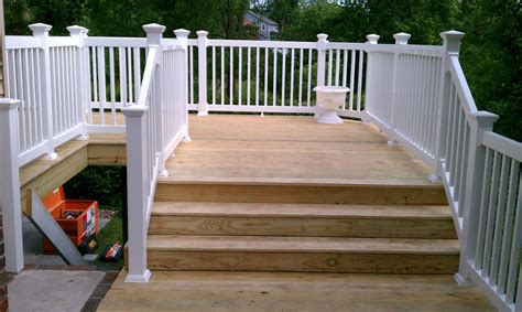Kingston vinyl railing is manufactured by certainteed. MacDonough Enterprises :: New deck with a vinyl railing