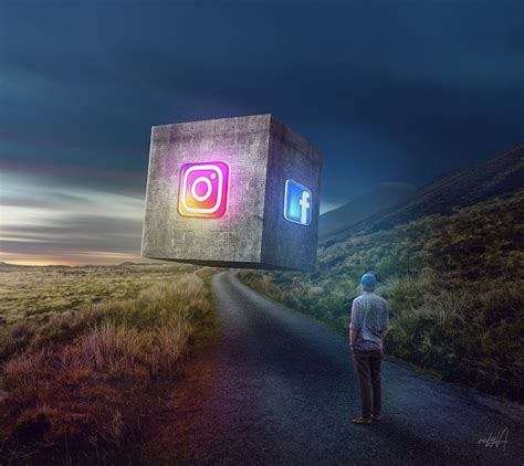 3d Cube Instagram Fb Photo Manipulation Effect Photoshop Tutorial Rafy A