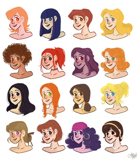 Hair Styles By Chihariel Cartoon Hair How To Draw Hair Hair Reference