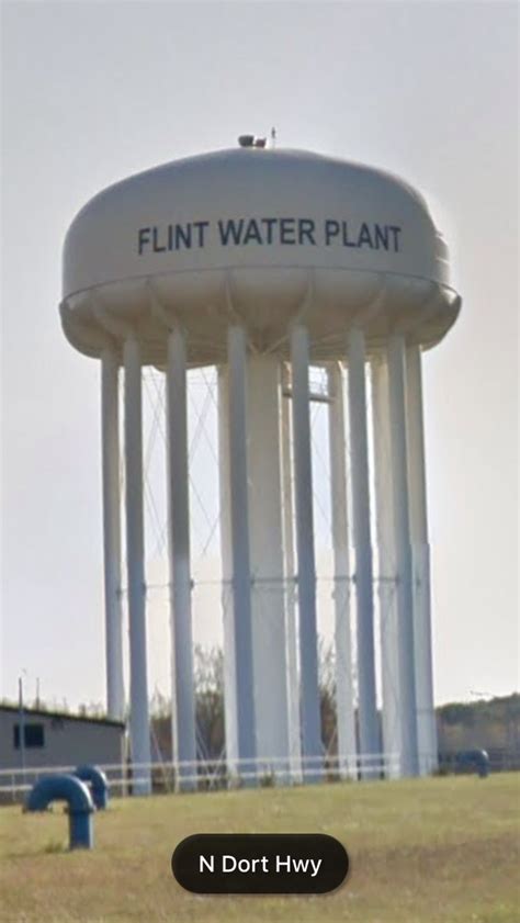 Flint Mi Flint Water Plant The City Is Severely Affected By Lead