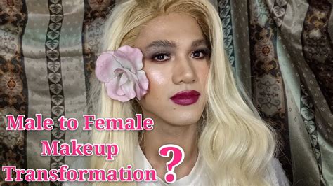 Male To Female Makeup Transformation Tutorial Youtube
