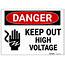 Danger Sign  Keep Out High Voltage Kasamaus