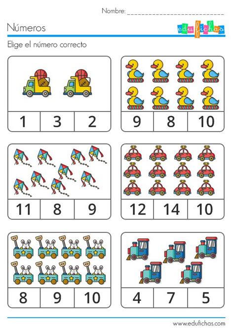 Actividades De Numeros Para Preescolares 81b