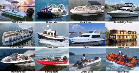 15 Types Of Boats Essential Boat Safety Tips With Pictures And Names