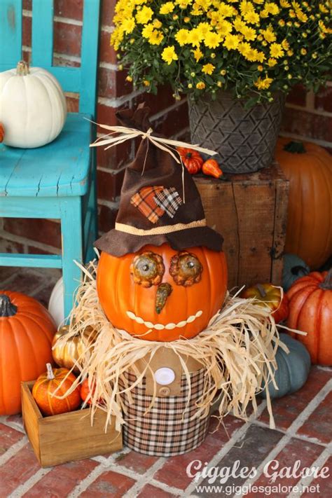 Fall Pumpkin Scarecrow