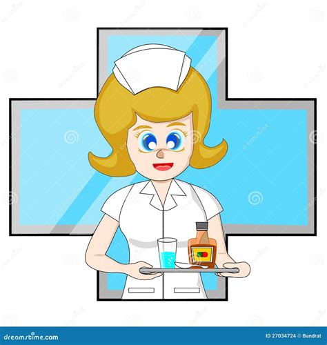 Nurse Stock Illustration Illustration Of Female Woman 27034724