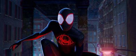 Miles Morales Swings Around Nyc In Spider Man Across The Spider