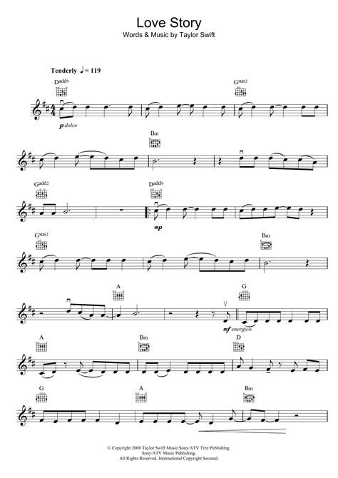 Taylor Swift Love Story Sheet Music Notes Chords Download Printable