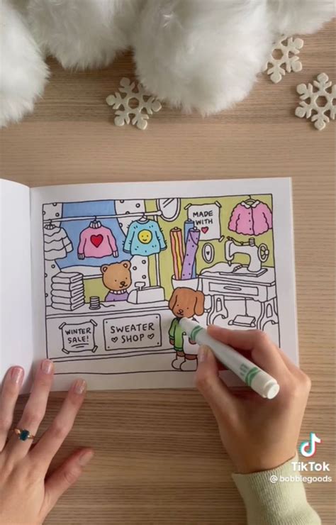 Bobbie Goods Coloring Book Pegatinas Bonitas Libro De Colores Dibujos Para Colorear Sencillos