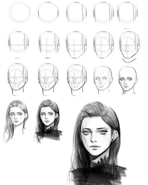 How To Draw Girls Faces Step By Step