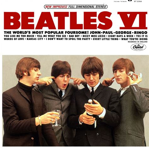 Beatles Vi Alternate Stereo Album Cover Popping
