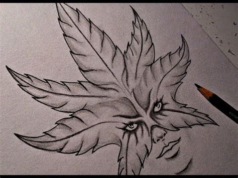 Choose your favorite weed drawings from millions of available designs. Drawing Weed Girl (Tattoo Design) - YouTube