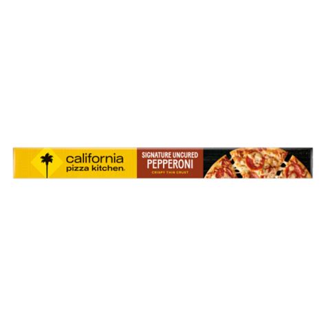 California Pizza Kitchen Uncured Pepperoni Crispy Thin Crust Frozen