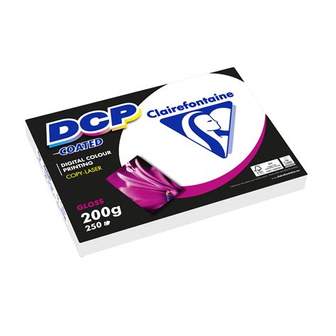 Clairefontaine Dcp Papier Couché Brillant A4 210 X 297 Mm 200 G