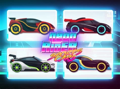 Neon Rider Drives Sports Car Iphone And Ipad Game Reviews