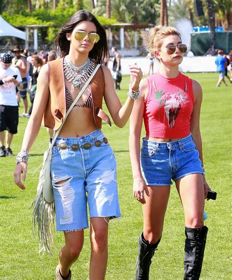 Kendall Jenner Kylie Jenner And Hailey Baldwin Flash Long Legs At The