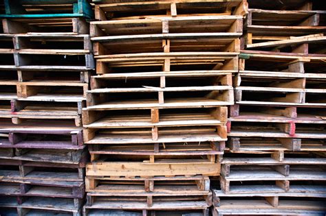 Stack Of Wooden Pallets Free Stock Photo Public Domain Pictures