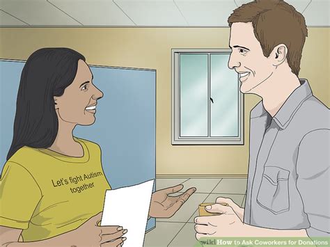 Hi i would like to write an email to our team members to ask for donations to buy a gift for another colleague who has resugned. How to Ask Coworkers for Donations (with Pictures) - wikiHow